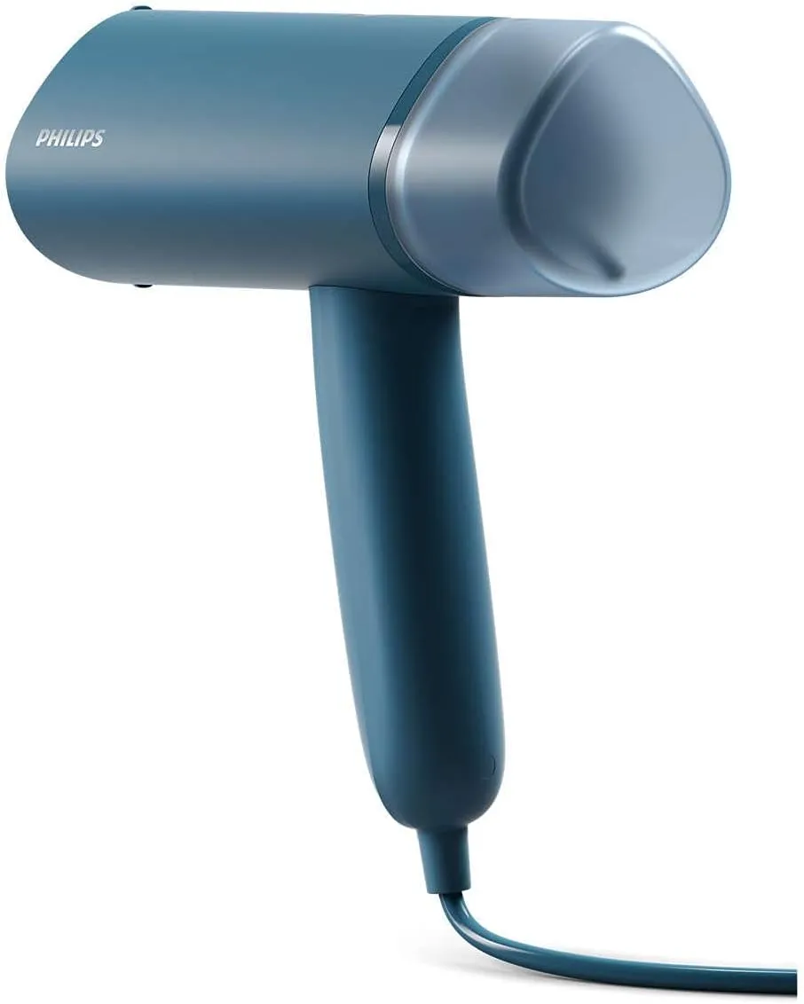 Philips 1000W Compact Handheld Steamer - Blue - Image 4