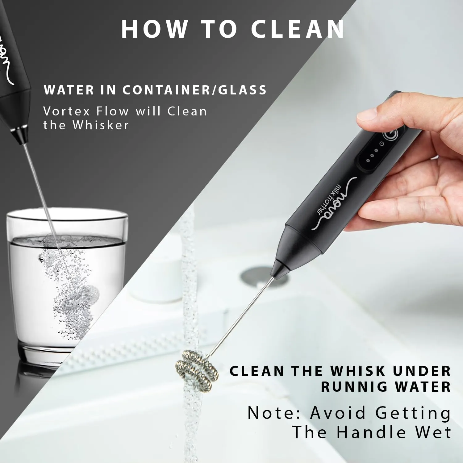 Premium Rechargeable Milk Frother for Coffee - Image 2