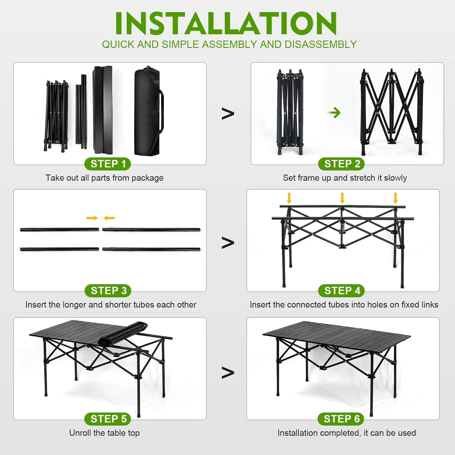 Lightweight Camping Table Foldable & Portable - Image 2