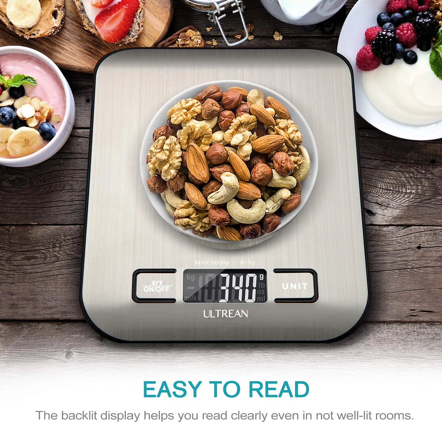 Ultrean Digital Kitchen Scale – High Precision - Image 4