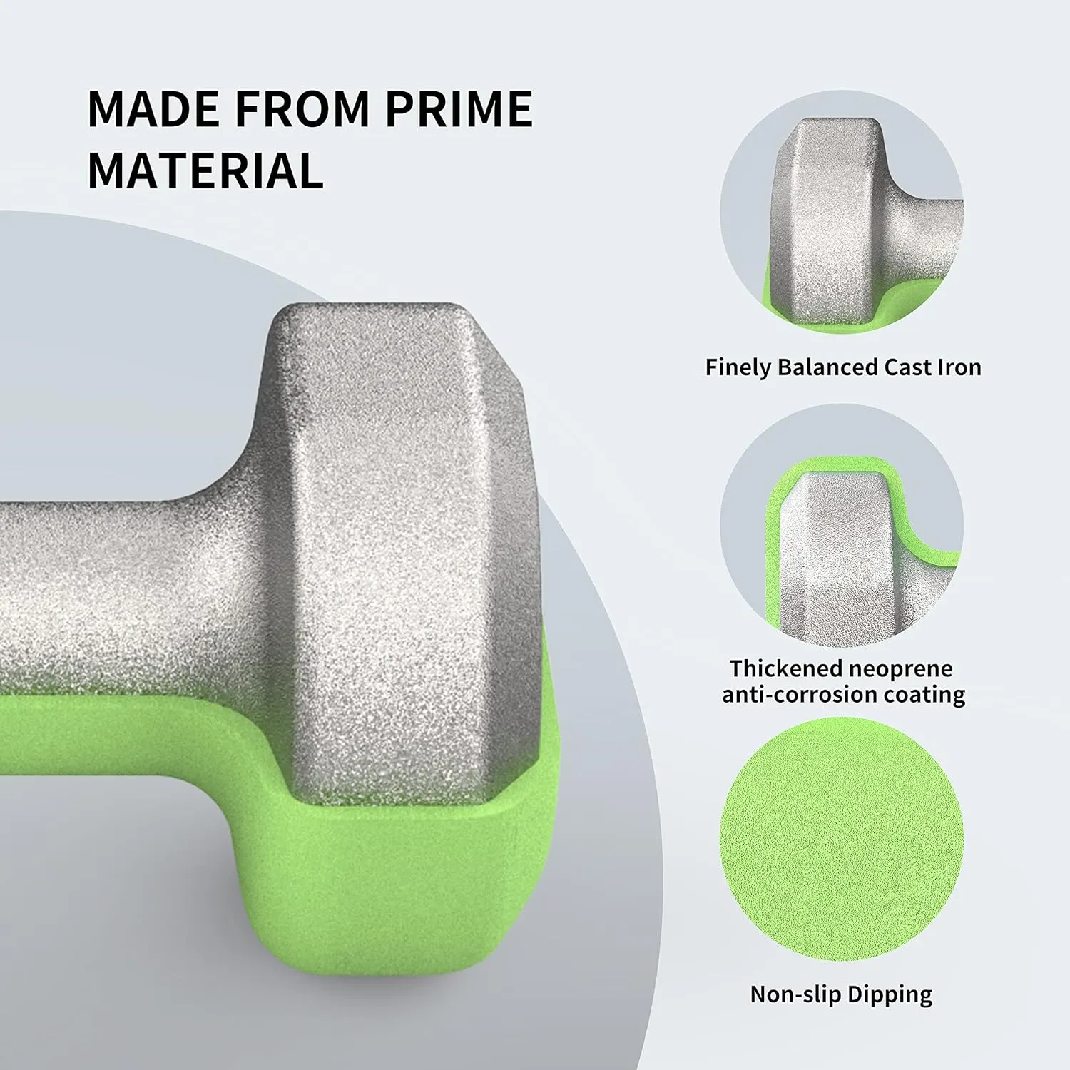 PROIRON Neoprene Dumbbells for Fitness & Exercise - Image 4