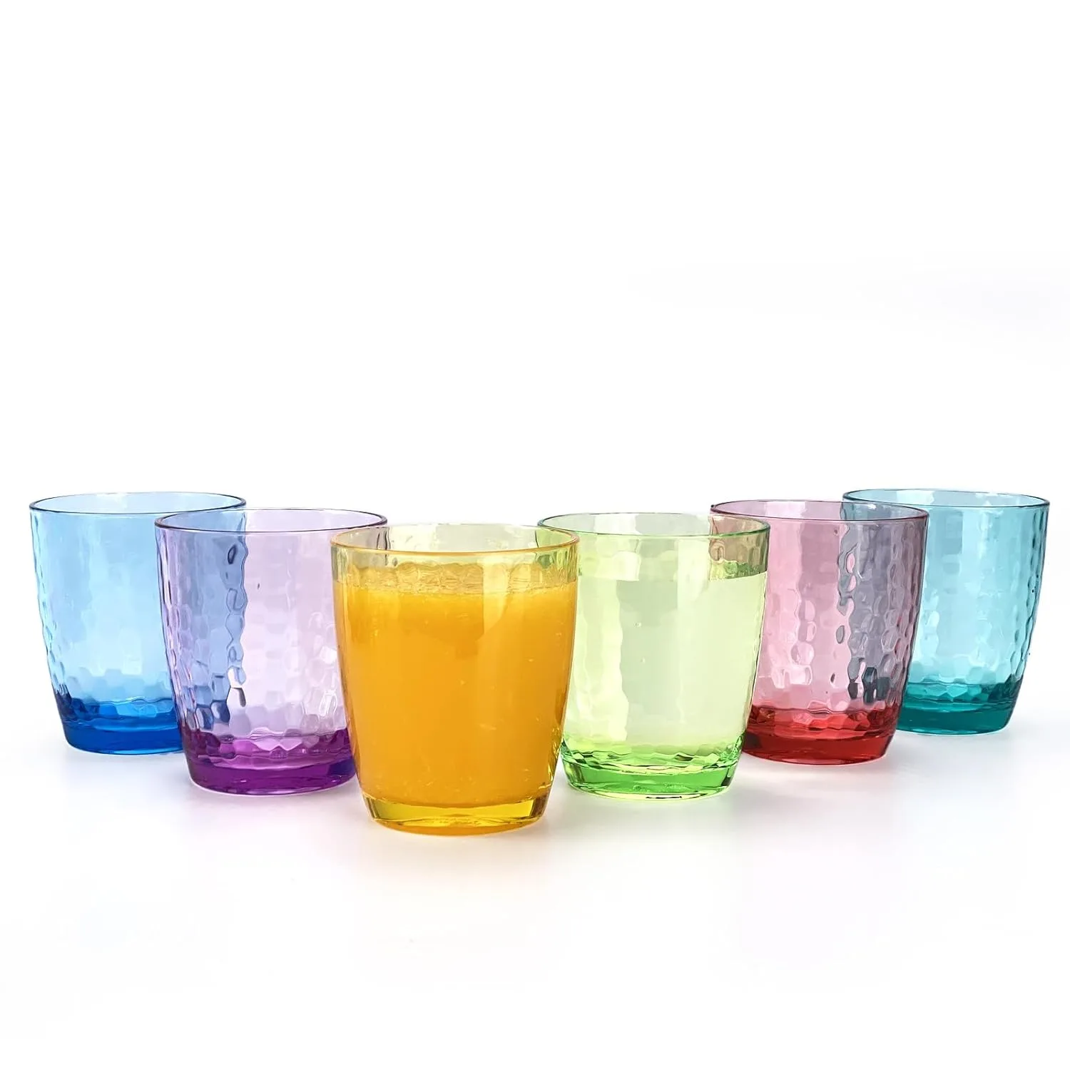 26oz Acrylic Tumblers Set of 6 Large Plastic Cups