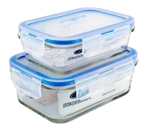 Airtight Glass Food Storage Containers with Lids