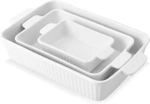Baking Dishes Set Ceramic Casserole Dish