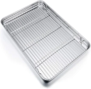 Baking Sheet Set Stainless Steel Oven Safe