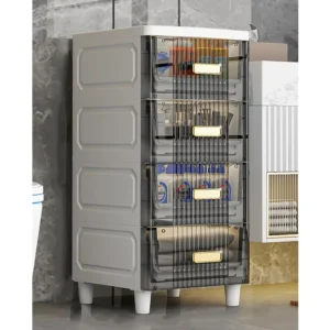 Bathroom Cabinet Shelf Storage Organizer