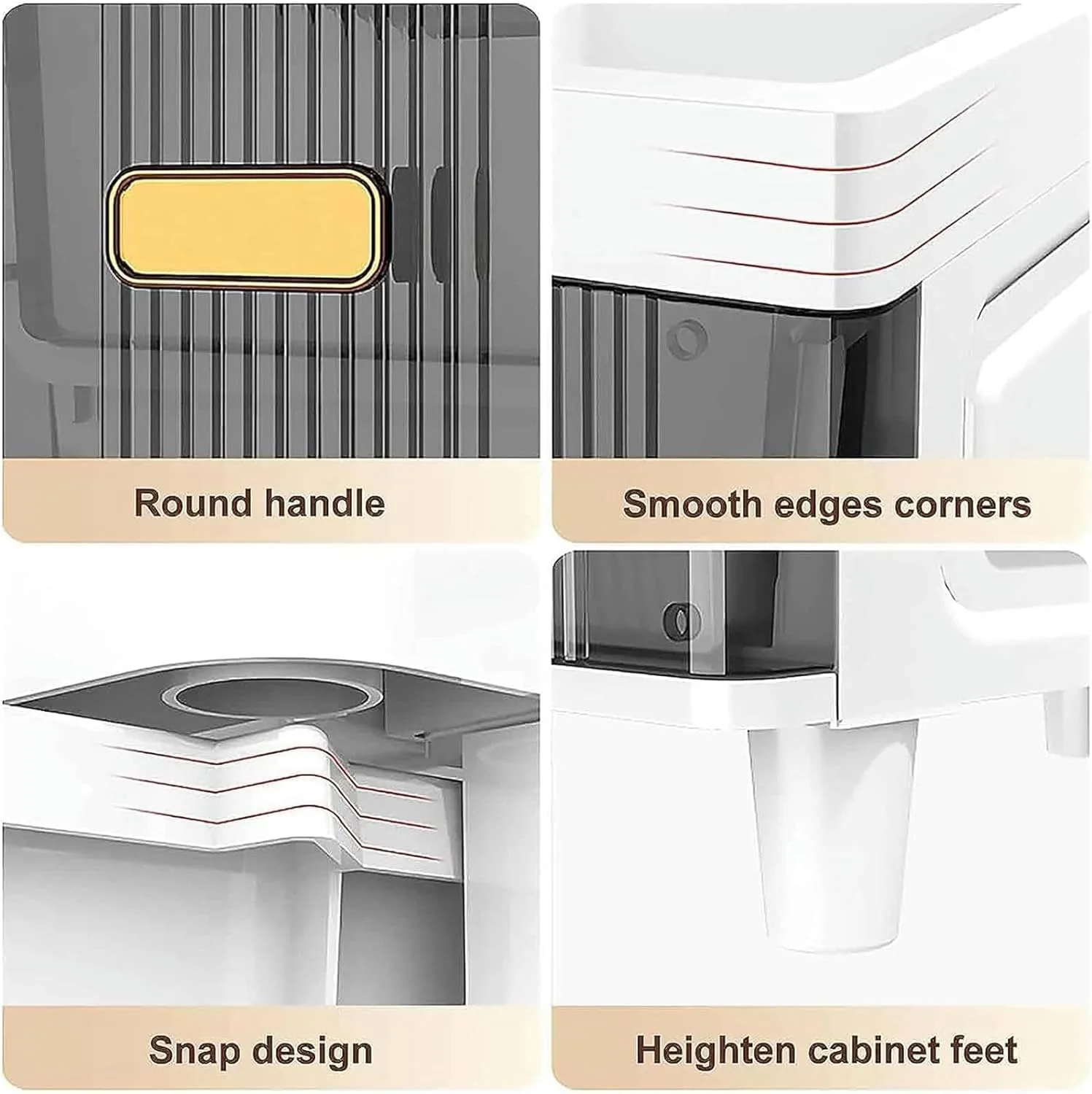 Bathroom Cabinet Shelf Storage Organizer - Image 4