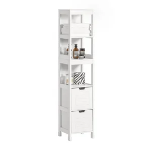 Bathroom Cabinet Shelf Tall Narrow Organizer