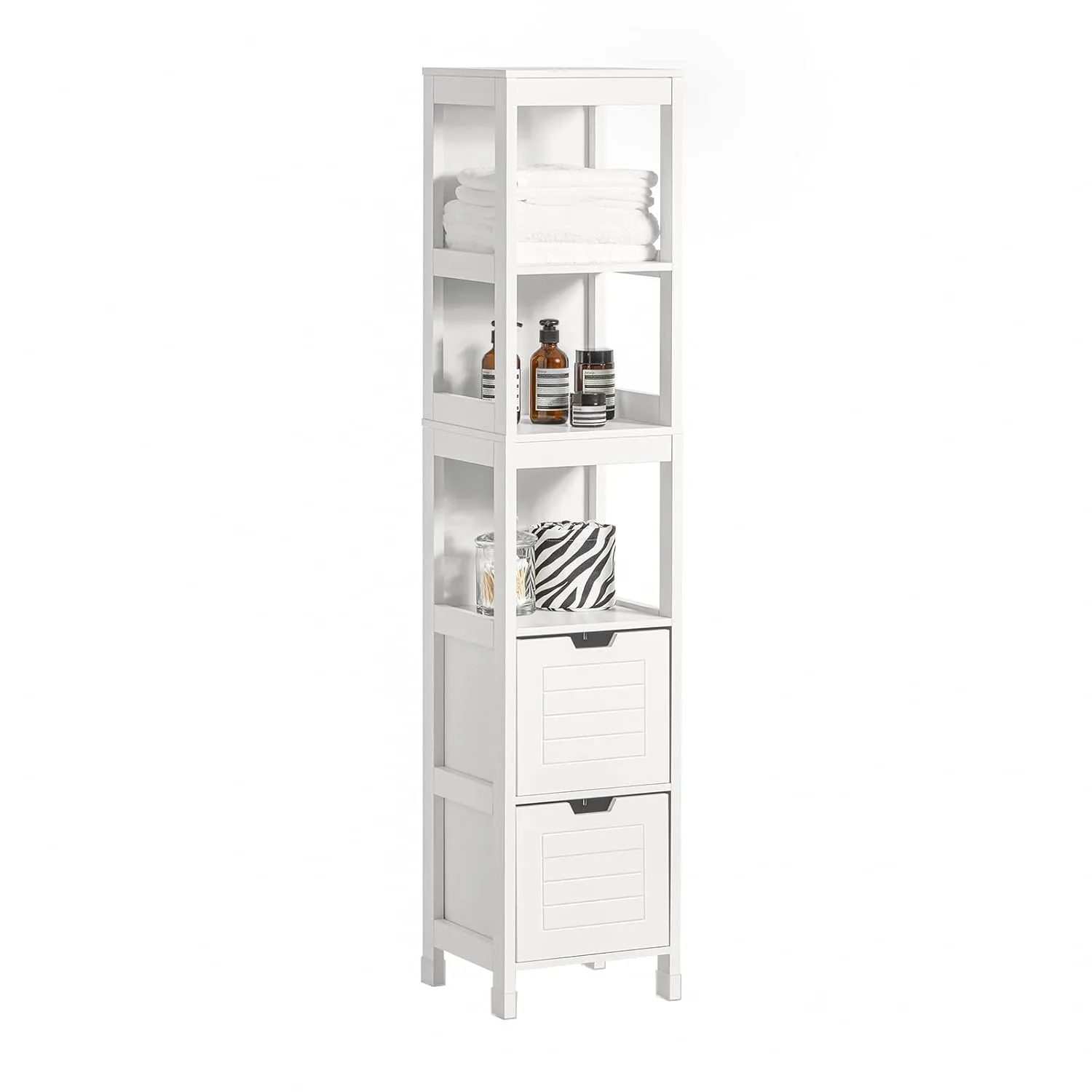 Bathroom Cabinet Shelf Tall Narrow Organizer