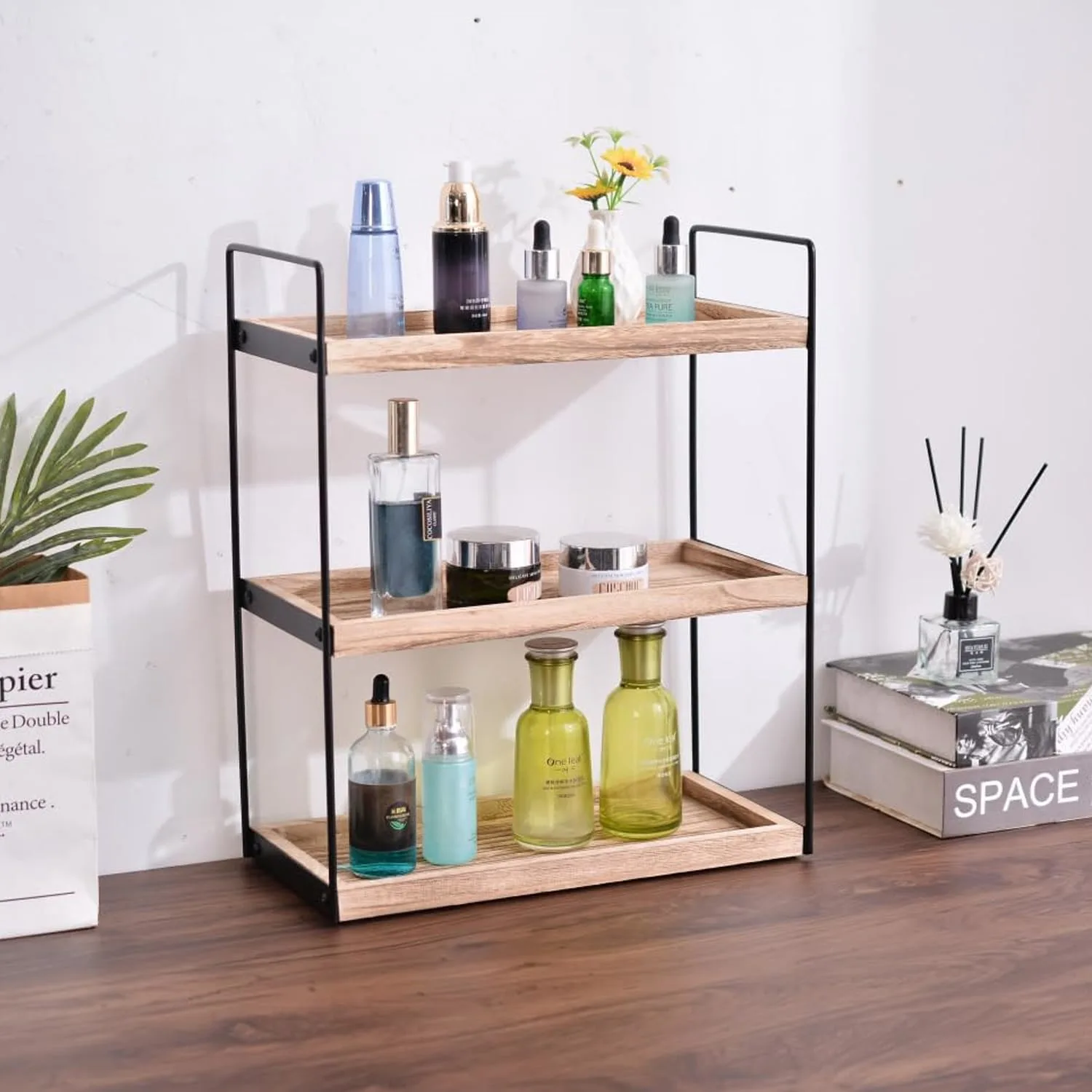 Bathroom Organizer Shelf - 3 Tier Vanity Countertop - Image 4