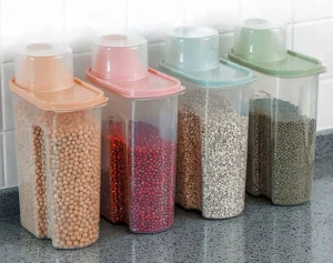 Cereal Containers Airtight Food Storage 4 Piece Set