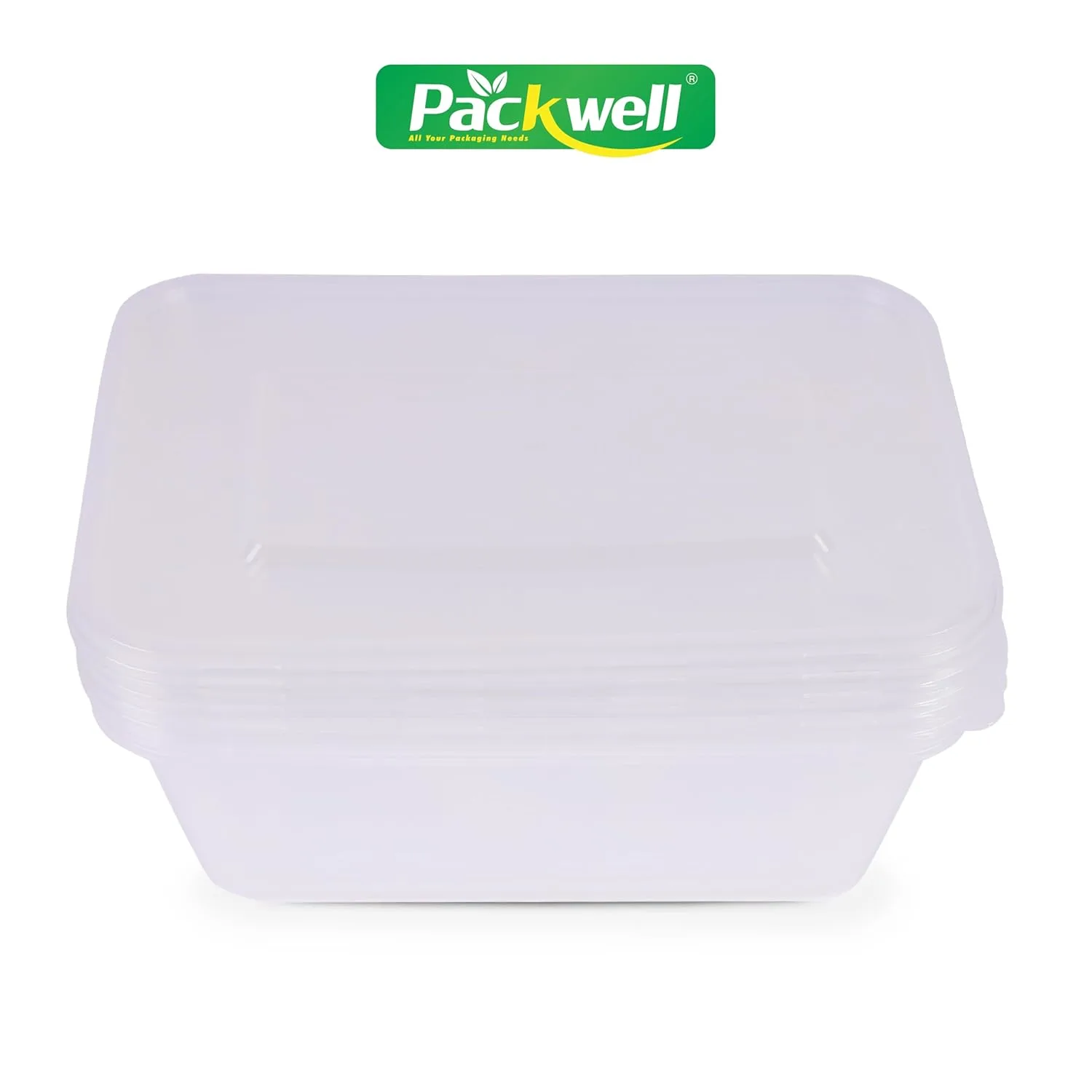 15 Pack Clear Food Containers 750ml - Microwave Safe - Image 2