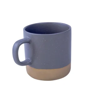 Shallow Coffee Mug 350ml - Porcelain Ceramic Cup