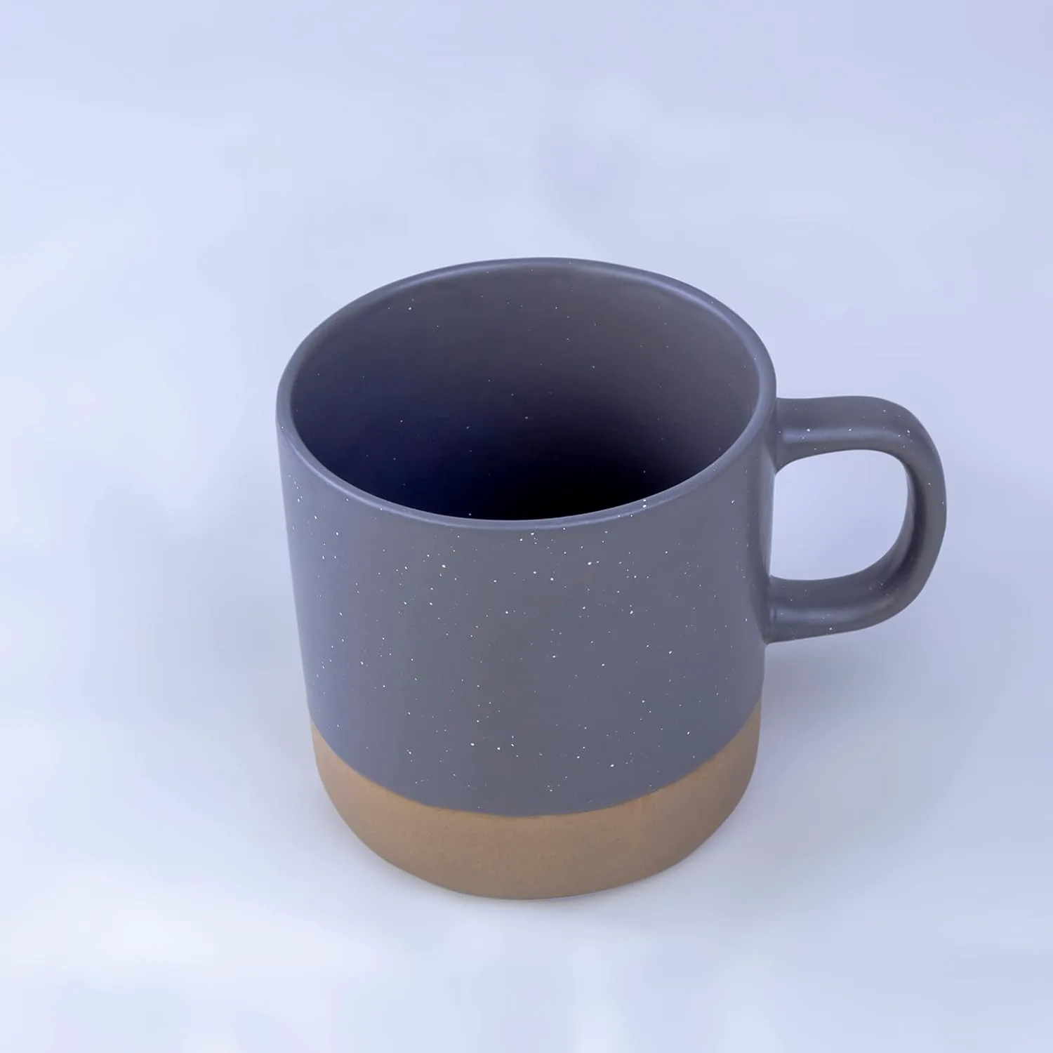 Shallow Coffee Mug 350ml - Porcelain Ceramic Cup - Image 4