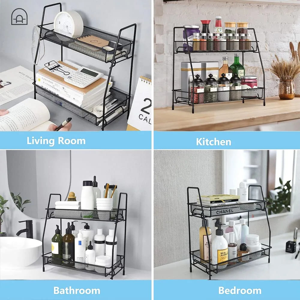Countertop Organizer Bathroom Spice Rack Shelf - Image 3