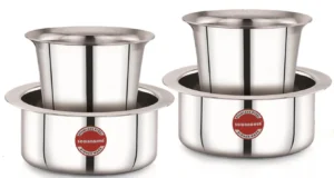 SOWBAGHYA Dabara Set Stainless Steel | South Indian Coffee