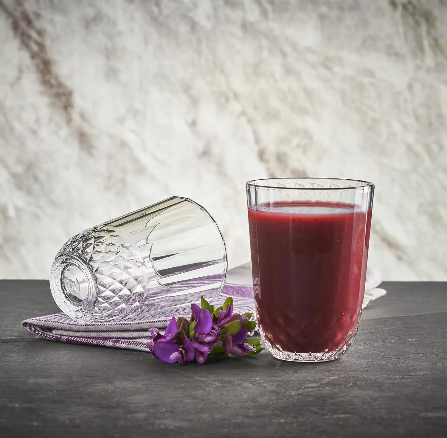 Diony Glass Tumbler Set Clear 6-Piece Pasabahce - Image 3