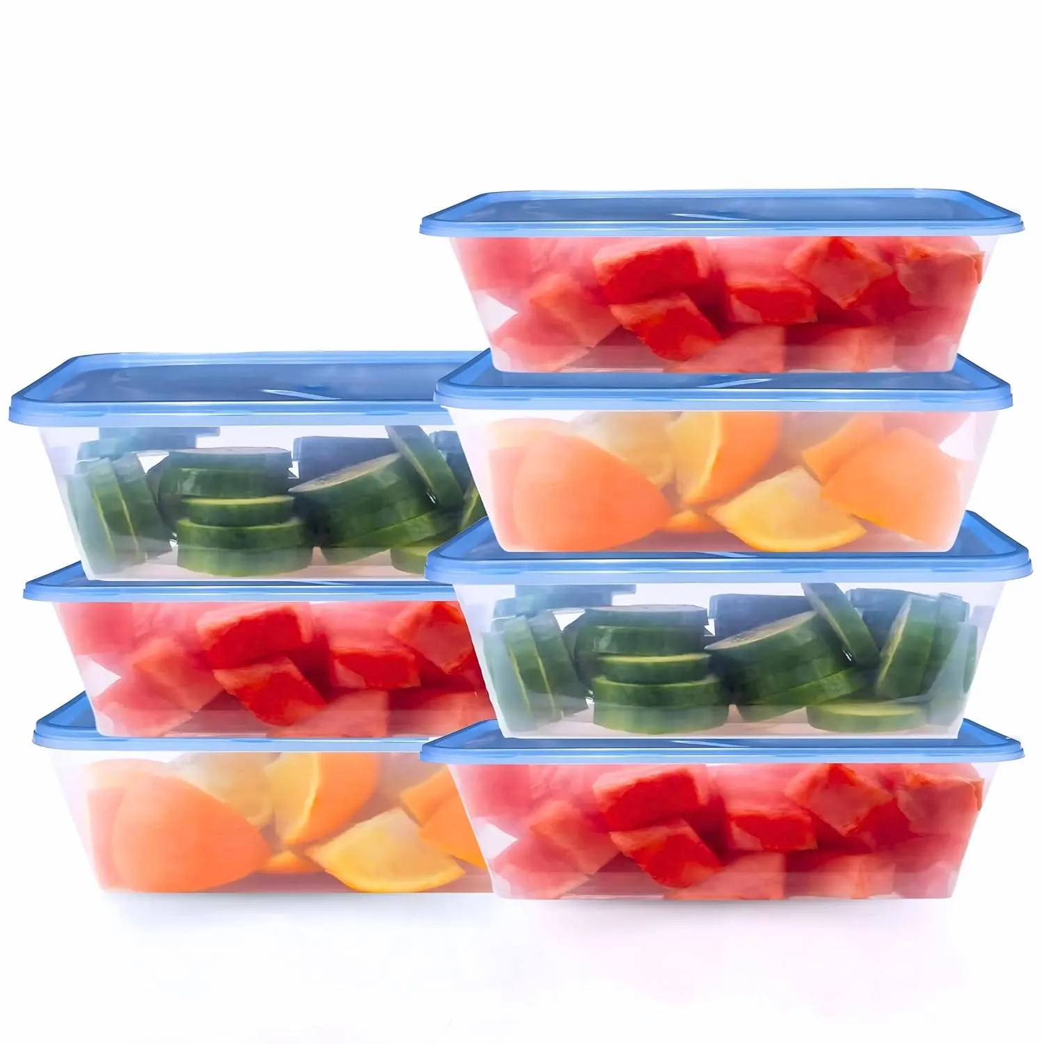 Food Containers Set 7-Piece | Airtight BPA-Free 500ml