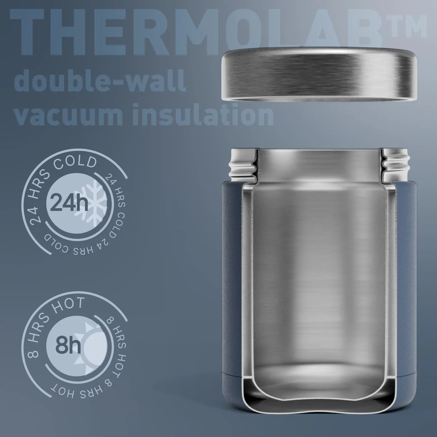 Food Jar Lunch Box Thermos Kids Adults Insulated - Image 4