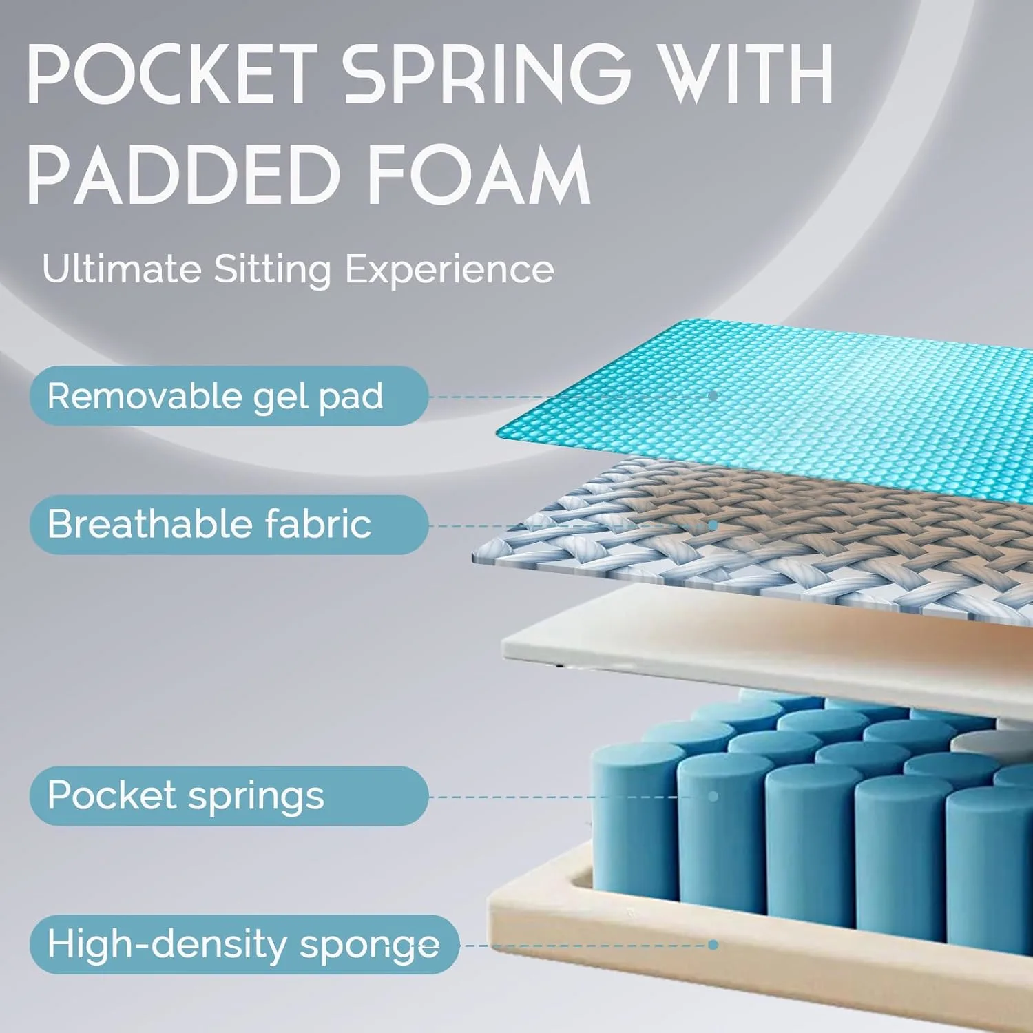 Gaming Chair with Footrest - Ergonomic Computer Chair - Image 4