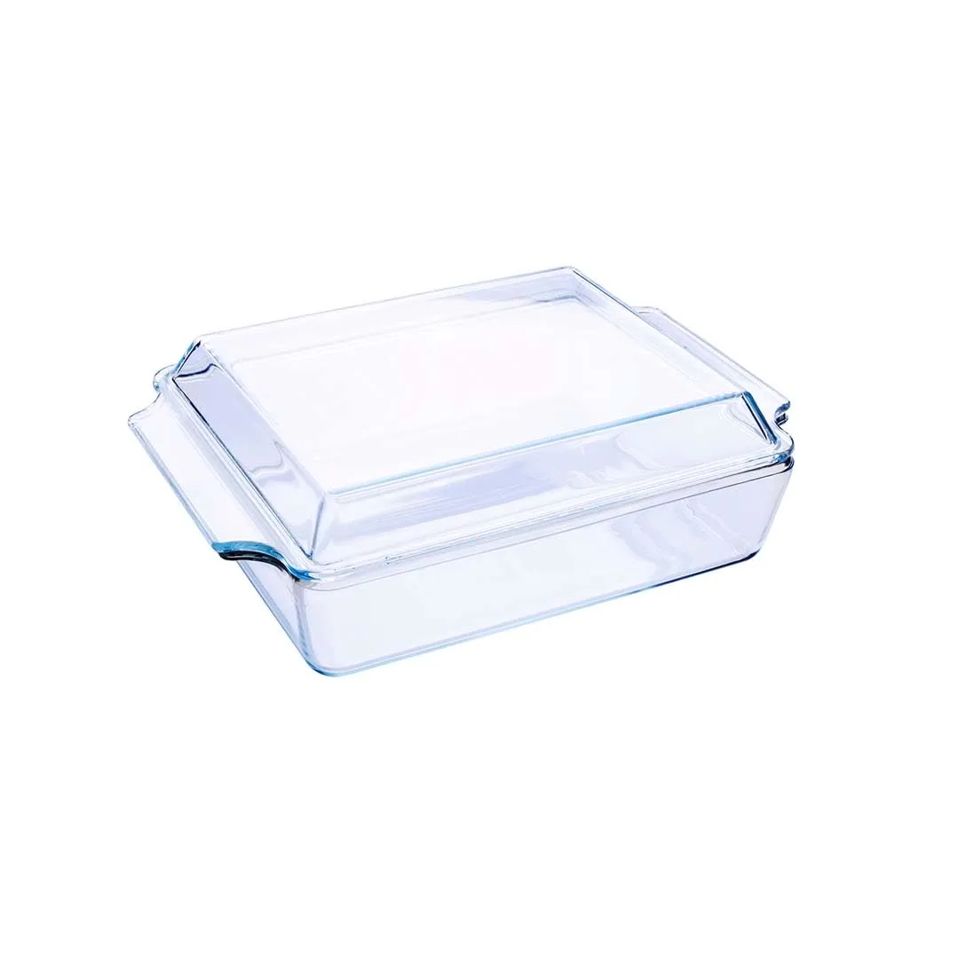 Glass Baking Dish Oven Safe - Royalford 2L Roaster