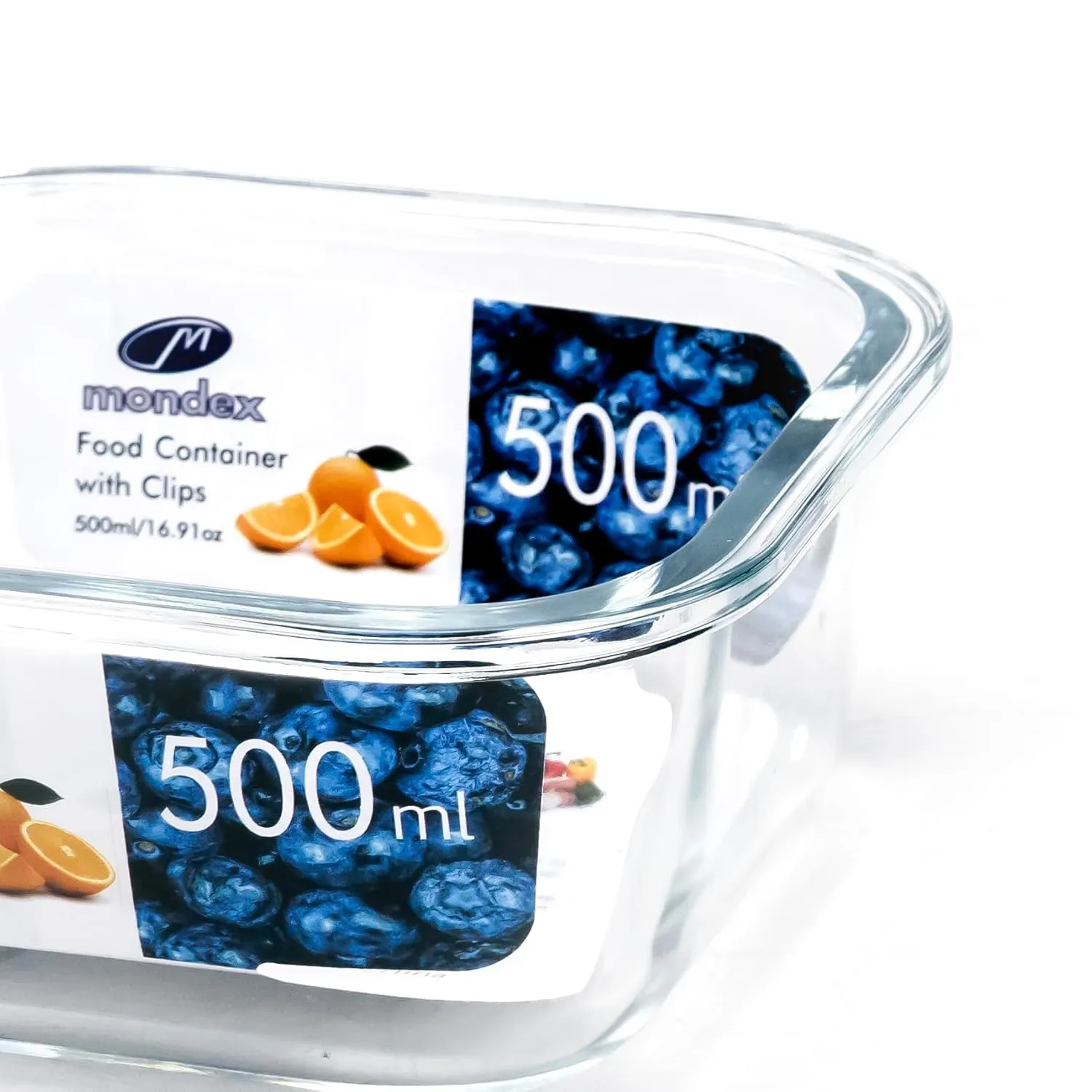Glass Food Storage Container Leakproof 500ml - Image 3
