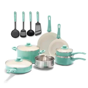 GreenLife Nonstick Cookware Set - 15 Piece