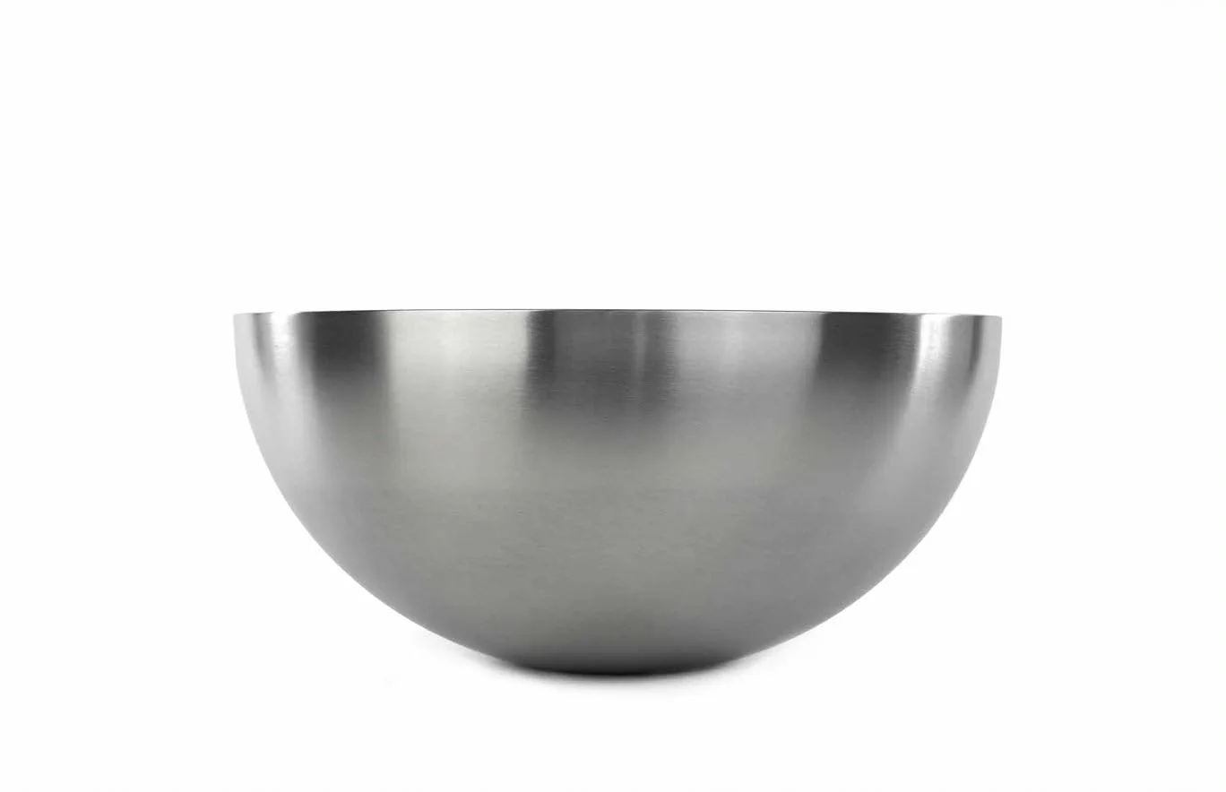 Ikea Blanda Blank Stainless Steel Serving Bowl 11"