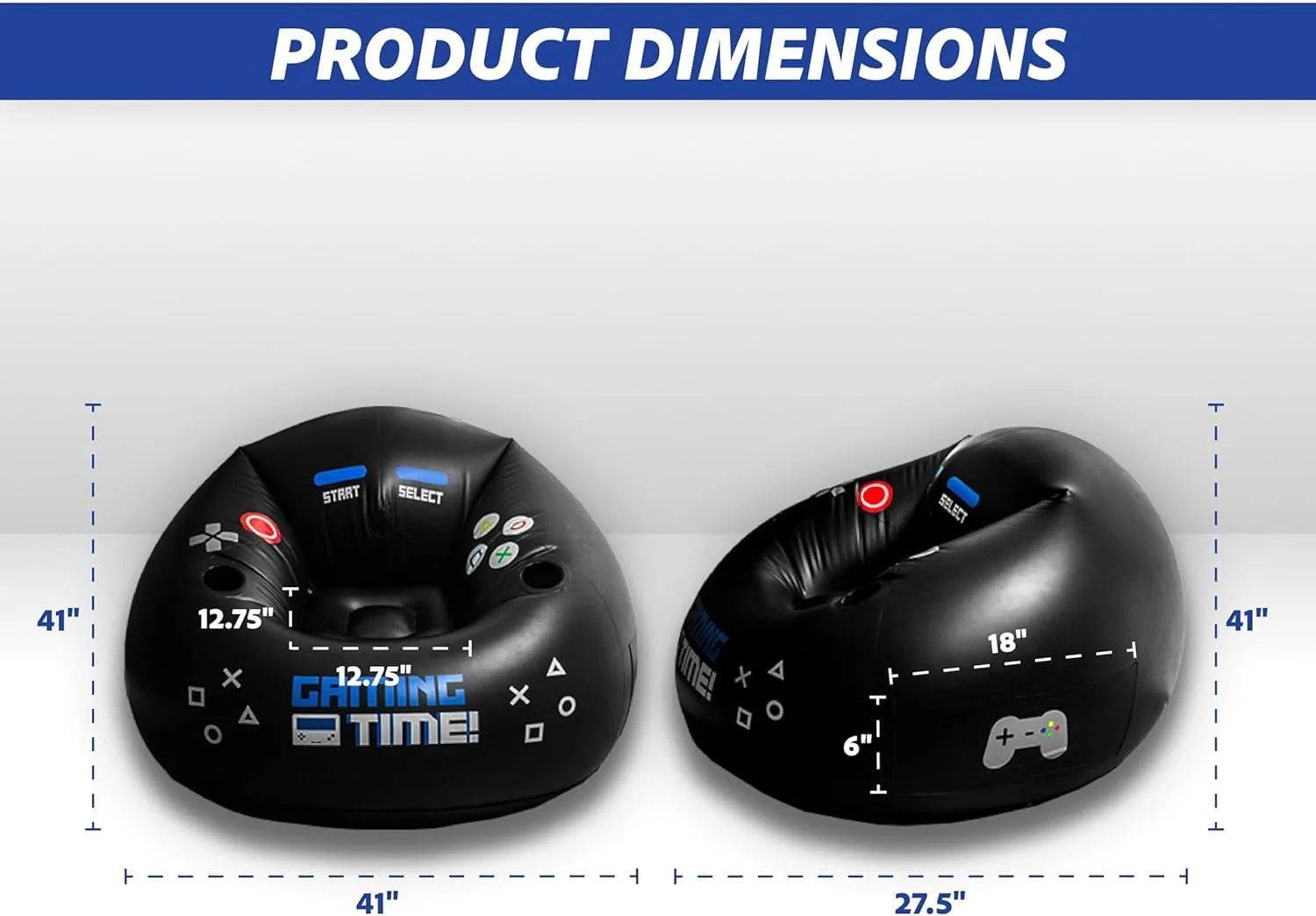 Inflatable Gaming Chair for Kids & Teens - Image 3