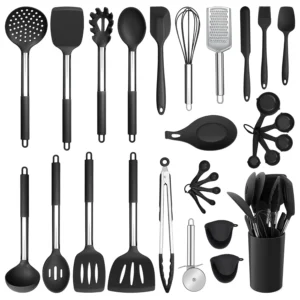 Kitchen Utensils Set 30-Piece Silicone Cooking Utensils