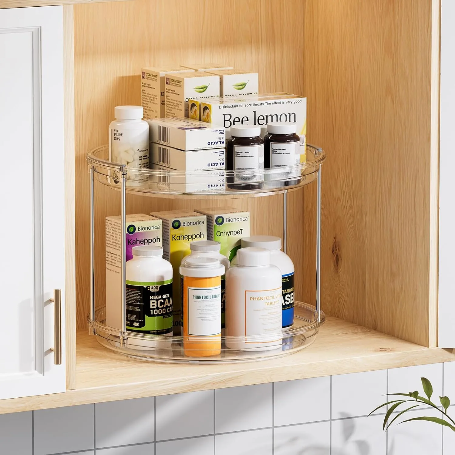 Lazy Susan Organizer Rotating Spice Rack - Image 3