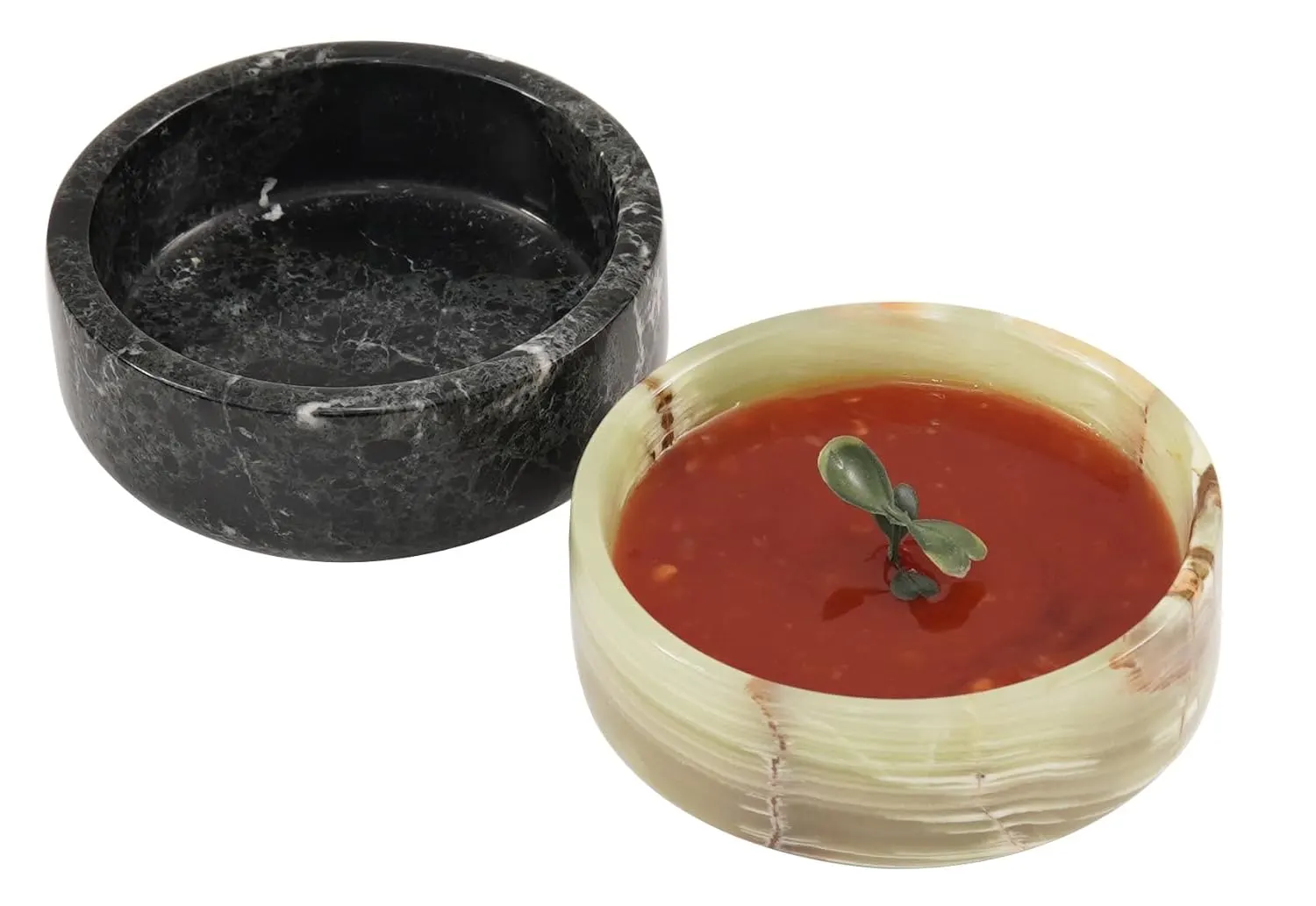 Marble Sauce Dishes Set Mini Dipping Bowls