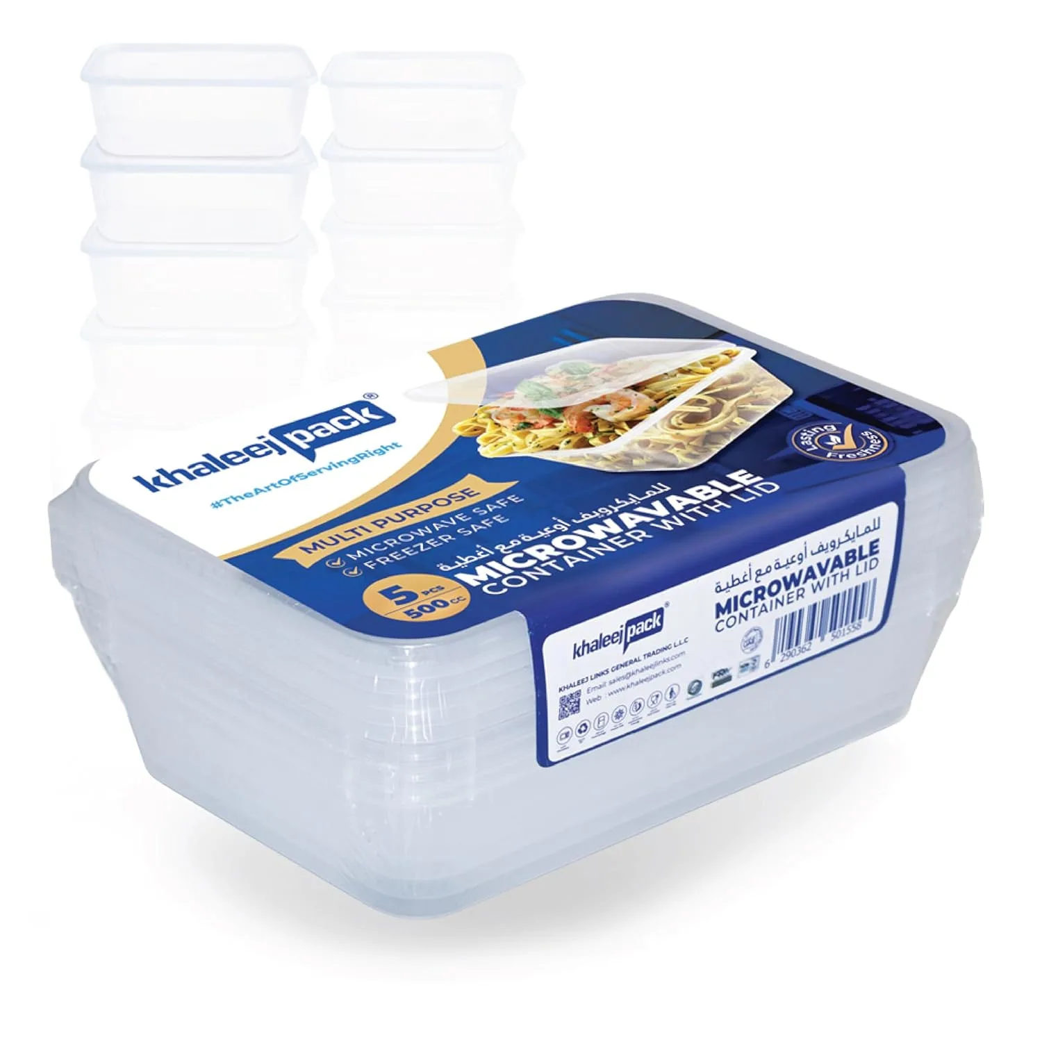 BPA-Free Meal Prep Containers | Food Storage | 3-Pack - Image 3
