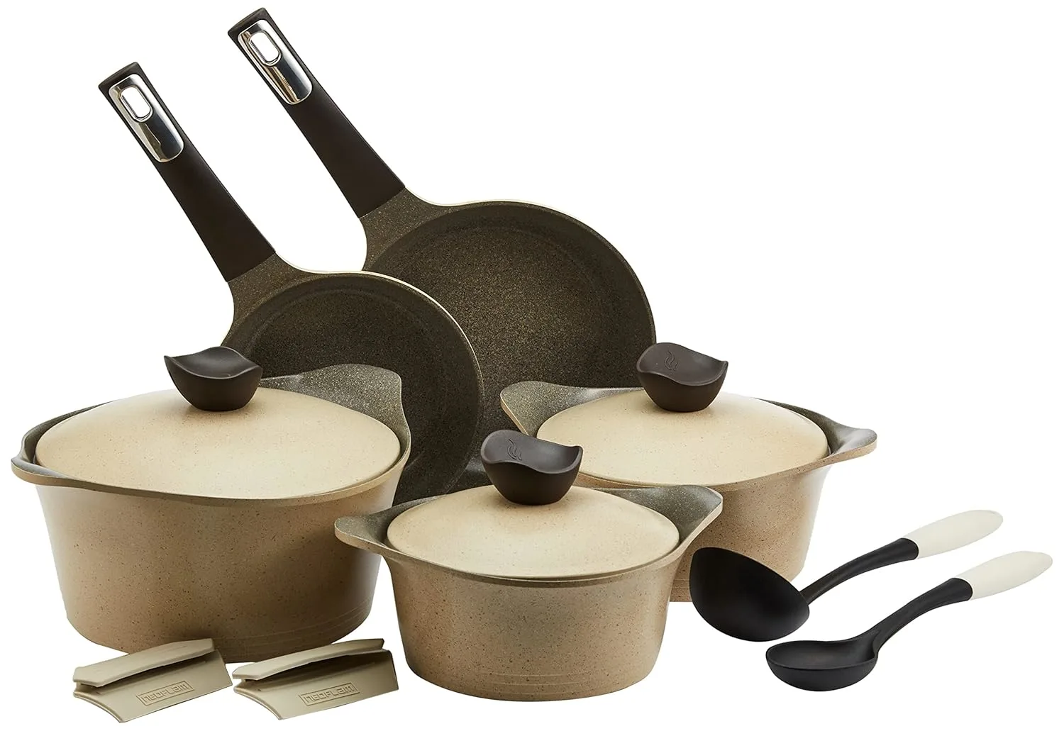 Neoflam Cookware Set Nonstick Cast Aluminum 10-Piece