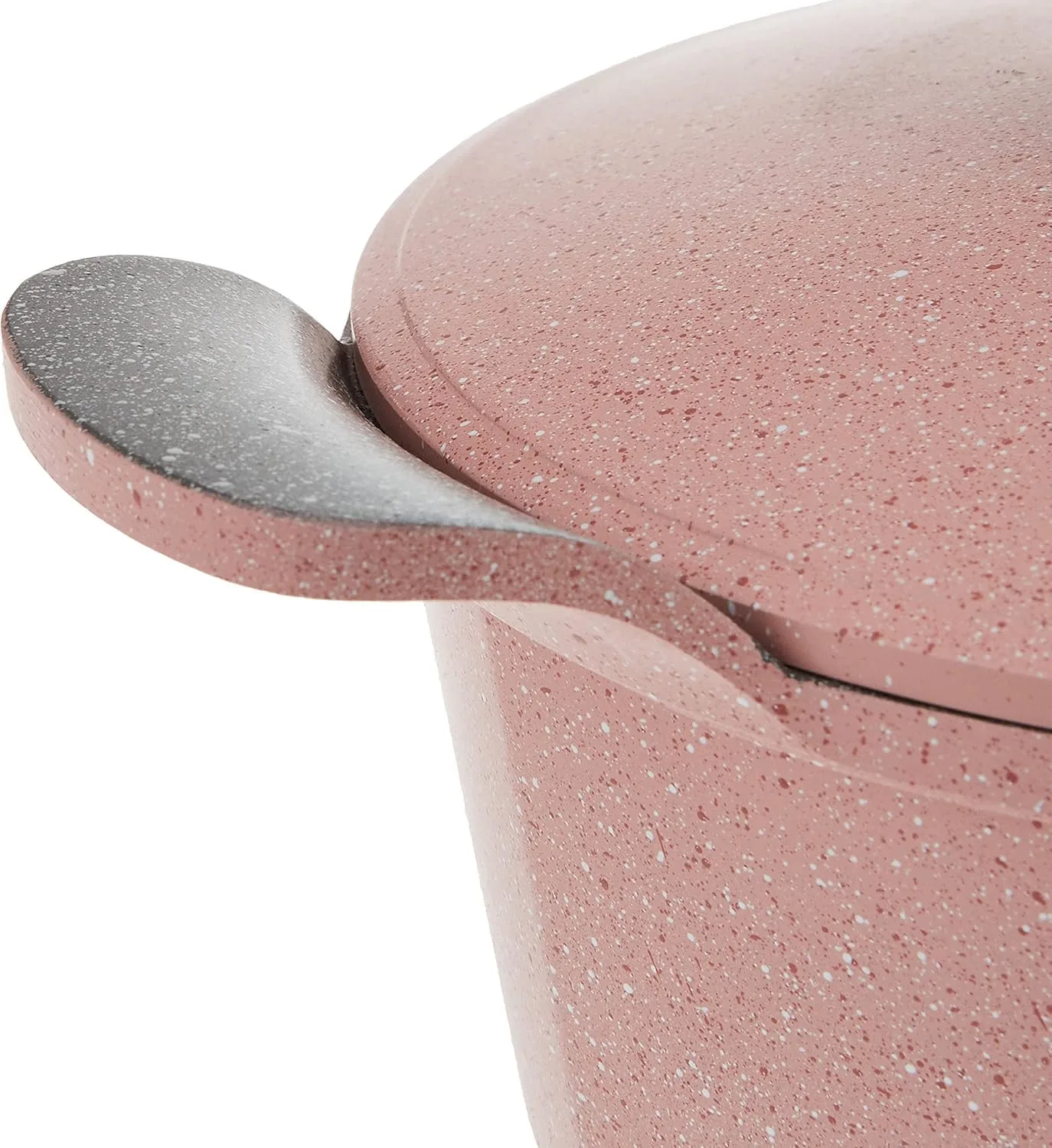 Neoflam Pote 24cm Nonstick Cookware Pot - Pink Marble - Image 3