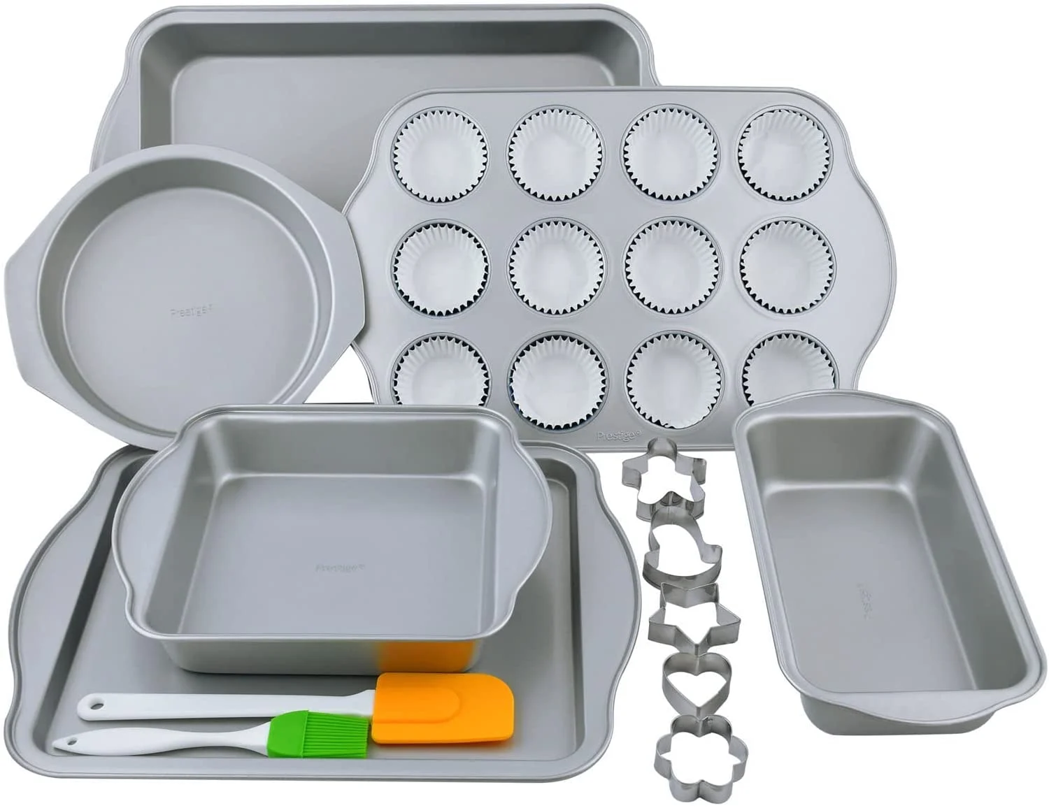 8-Piece Nonstick Bakeware Set - Baking Pans & Muffin Tin