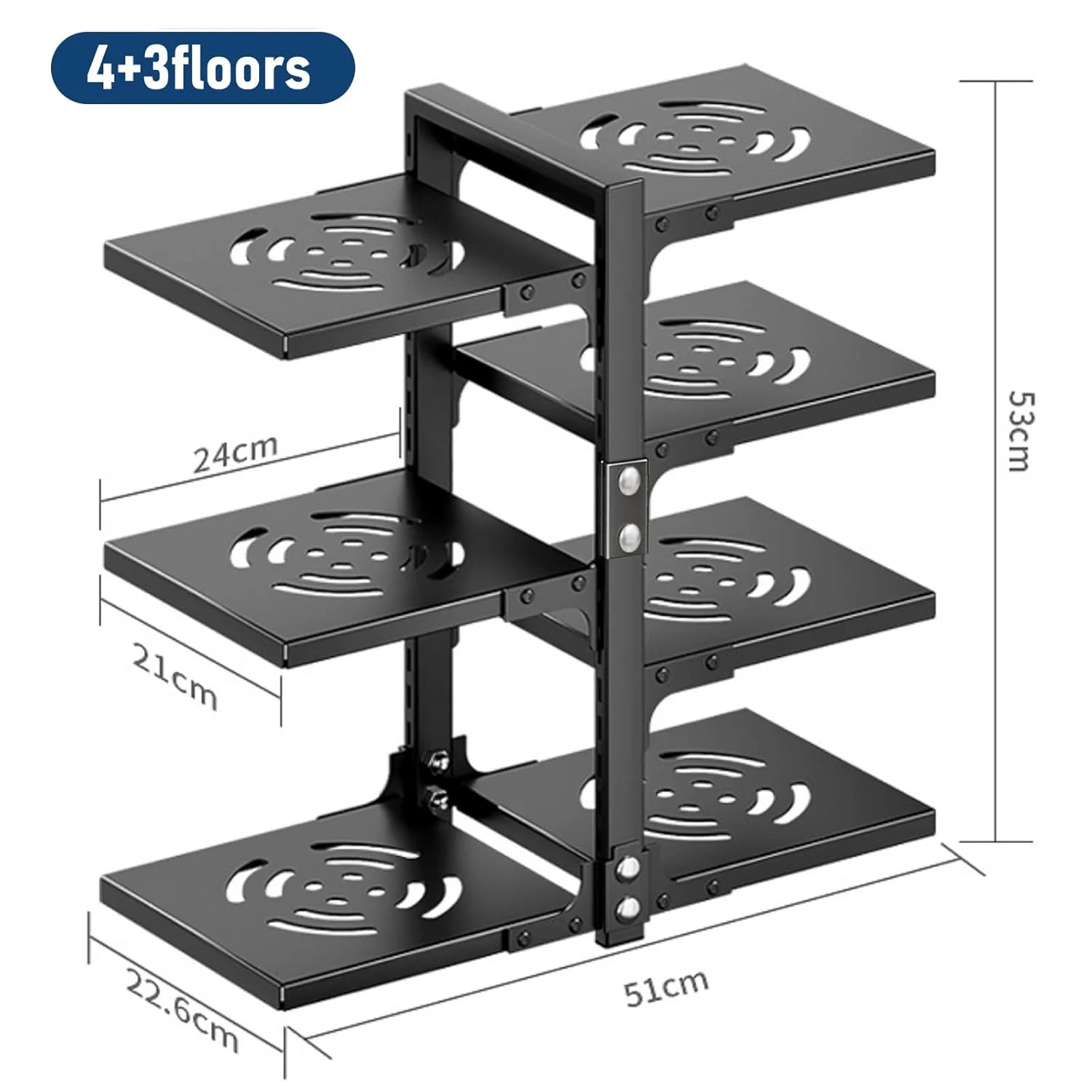 Pan Organizer Rack: Adjustable Pot Rack for Cabinet - Image 3