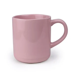 500ml Porcelain Coffee Mug - Pink Ceramic Tea Cup