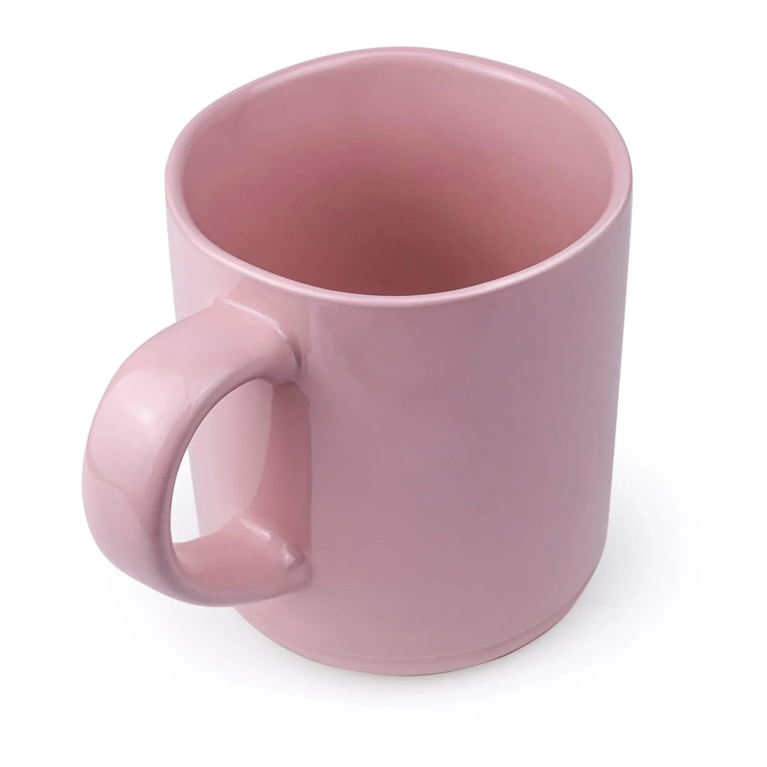 Porcelain Coffee Mug 390ml - White Ceramic Cup - Image 3