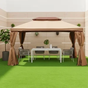 Roma Gazebo 10x13 Beige