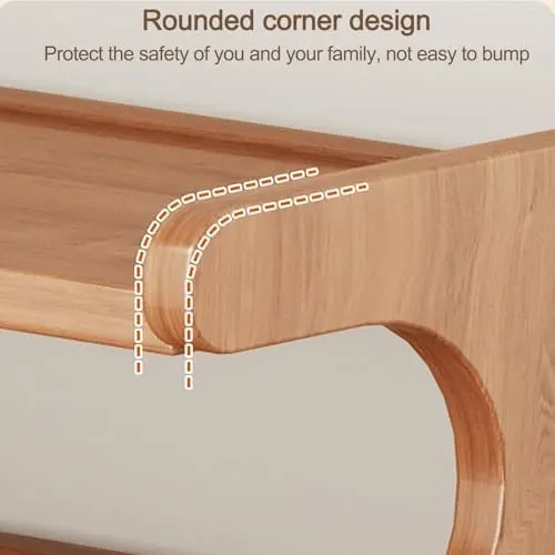 Space Saving Shoe Rack - Bamboo Multi-Tier Storage - Image 4