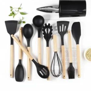 Silicone Kitchen Utensil Set - 19 Pcs Cooking Tools