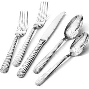 Silverware Set, 18/10 Stainless Steel, 5-Piece
