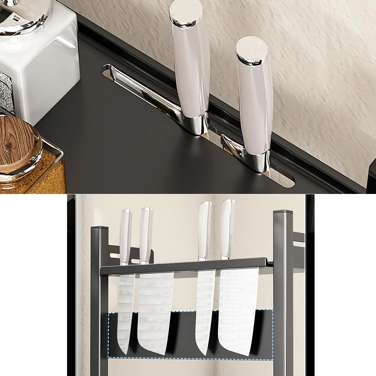 Spice Rack Organizer - Adjustable 2-Tier Kitchen Shelf - Image 4