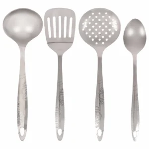 Stainless Steel Cooking Utensil Set - 4 Piece