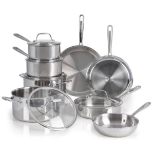 Tefal Pro Stainless Steel Cookware Set - 13 Piece