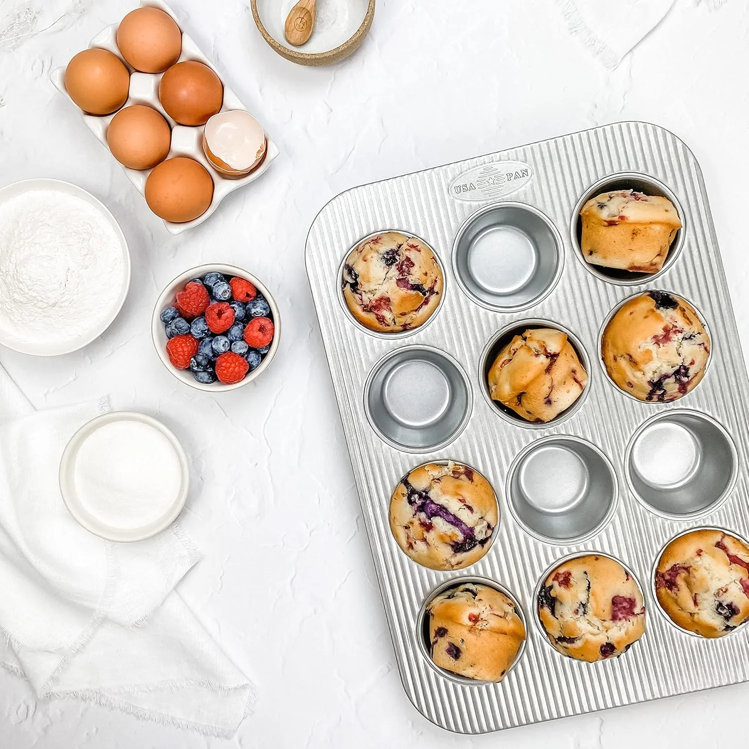 USA Pan 6-Piece Bakeware Set - Cookie & Muffin Pans - Image 3