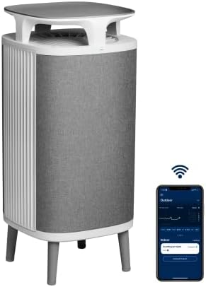 BLUEAIR Air Purifier for Rooms up to 79m²| DustMagnet 5440i - Tabletop Air Purifier for Dust, Pet Dander, Smoke, Mold, Pollen, Allergens, Odor Removal & HEPASilent