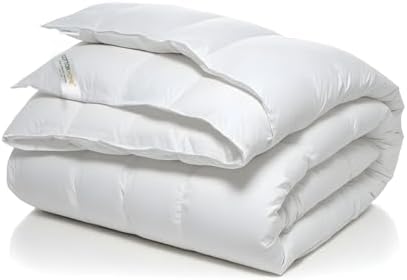 Cotton Home Casual Bedding Comforter Duvet Insert White Luxury Microfiber All Seasonal Quilted Comforter/Duvet with Corner Tabs Lightweight Breathable Machine Washable Bedding Essentials (220x240cm)