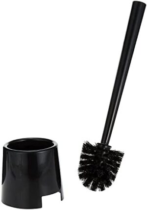 Ikea Bolmen Toilet Brush/Holder, Black, 14.02X4.29X4.09 Inch